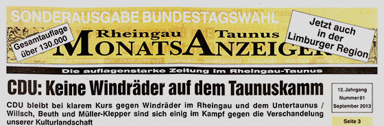 Rheingau-Taunus-Monatsanzeiger